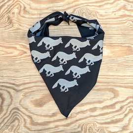 Runyon Canyon Apparel Black Smoking Ninja Signature Bandana great for Running, Hiking, Trails, Outdoor Fitness Made In USA