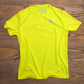 Runyon Canyon Apparel Mens Mellow Yellow Trail Shirt - Performance Active Fitnesswear Made In USA