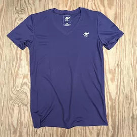 Runyon Canyon Apparel Women's Deep Purple Performance Trail Shirt great for Running, Hiking, Outdoor Fitness Made In USA