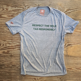 Men's Respect The Wild Tag Responsibly Signature Fitness Shirt