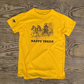 Runyon Canyon Apparel The Happy Trails Unisex Classic Trail Shirt Performance Sportswear Fitness Apparel American Made In USA