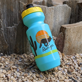 Runyon Turquoise Marigold Cactus Water Bottle Made In USA Runyon Canyon Apparel