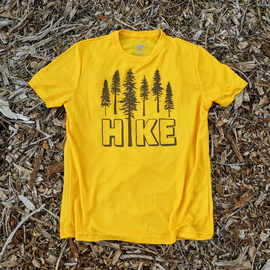 Runyon Hike Gold Woods Tech Trail Performance Shirt Made In USA