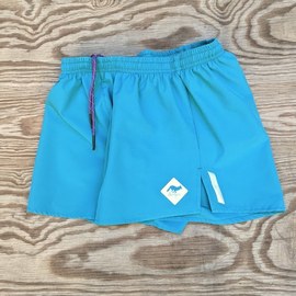 Runyon Unisex 3" Teal Performance Running Short Made In USA