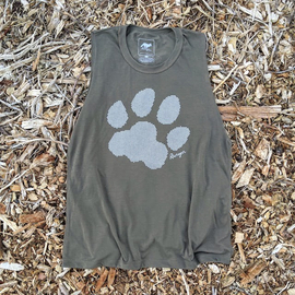Runyon Women's Puma Paw Muscle Tank Made In USA