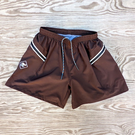 Runyon TrailStash 5" Brown Gravel Performance Short Made In USA