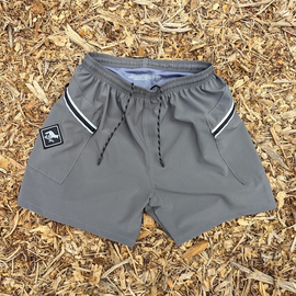 Runyon TrailStash 5" Gravel Short Steel Grey Made In USA