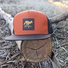 Runyon Burnt Woods Gold Reflective Trucker Hat (10th Anniversary Edition) American Made In USA