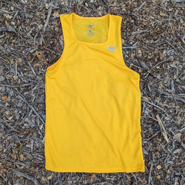 Runyon Gold Performance Tank Top Running Singlet American Made In USA