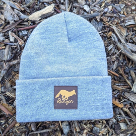 Grey Woods Gold Reflective Classic Cuffed Beanie American Made In USA