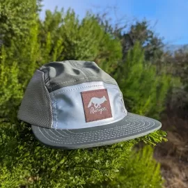 Runyon Sage Green Rad Reflective Camp Hat American Made In USA Performance Cap Trail Running Hiking Fitness Outdoors