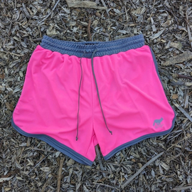 Runyon Women's Unisex Hot Pink 4" Ranger Retro Running Short American Made In USA Track Workout Gym Yoga Fitness Short American Made In USA