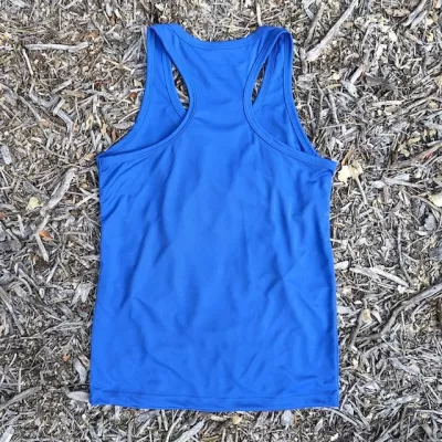Runyon Women s Royal Blue Performance Fitness Tank Made In USA Runyon Canyon Apparel