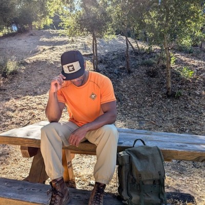 Runyon Brown Rad Reflective Camp Hat - American Made In The USA - Trail Running, Hiking, Working Out