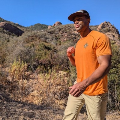 Runyon Brown Rad Reflective Camp Hat - American Made In The USA - Trail Running, Hiking, Working Out