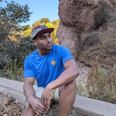 Men's Royal Blue CozyLite Shirt for Trail Running, Hiking and the Outdoors -- American Made In The USA