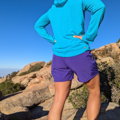 Women's Aqua Turquoise Teal Long Sleeve Hoodie Shirt with Thumbholes Sun Protection American Made In USA - Running, Hiking, Workout, Outdoors