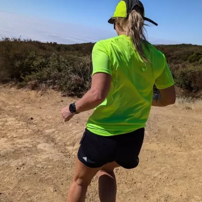 Runyon Black & Neon Yellow Rad Reflective Camp Hat -- Trail Running, Hiking, Workout 5-Panel Hat Made In USA