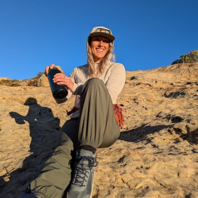 Women's Khaki Sand Long Sleeve Hoodie Shirt with Thumbholes Sun Protection American Made In USA - Running, Hiking, Workout, Outdoors
