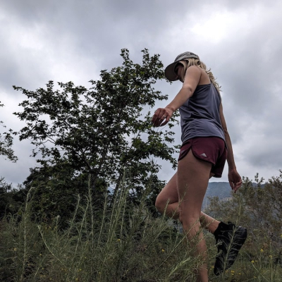 Women's Steel Grey moisture wicking tank tops for running, gym workouts, outdoors.  American Made In The USA