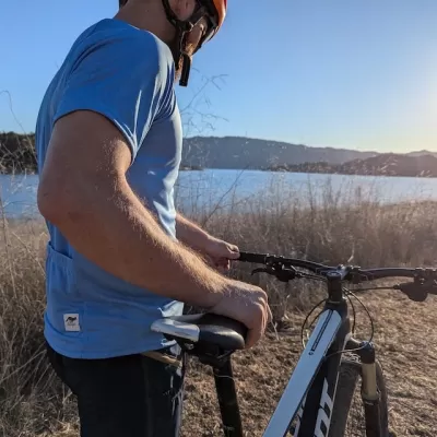 Runyon Baby Blue (Light Blue) Gravel Cycling Jersey - Road, Gravel, Mountain Biking. Made In USA