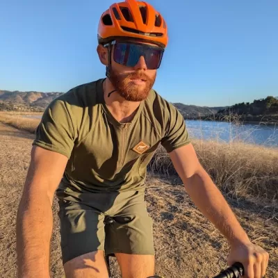Runyon Olive Green (Military Green) Gravel Cycling Jersey - Road, Gravel, Mountain Biking. Made In USA
