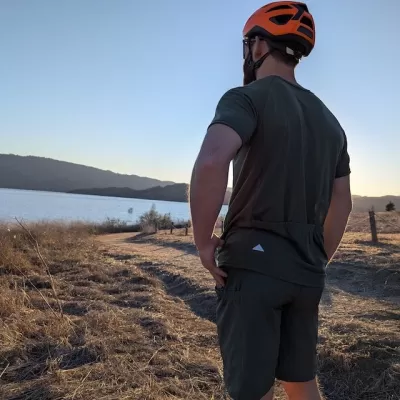 Runyon Olive Green (Military Green) Gravel Cycling Jersey - Road, Gravel, Mountain Biking. Made In USA