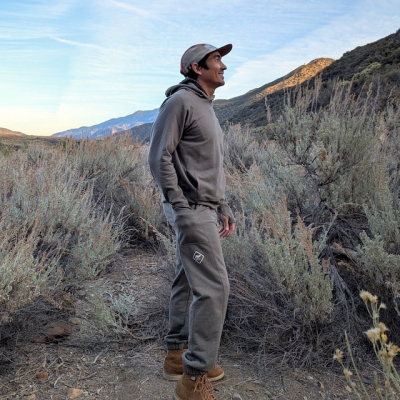 Men's Made In USA Sweatpant Joggers - Olive Green - French Terry Cotton Sweatpants - Runyon Canyon Apparel