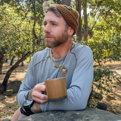 Runyon Mens CozyTech Steel Grey Performance Camp Shirts - American Made In USA Outdoor Hiking & Running Apparel