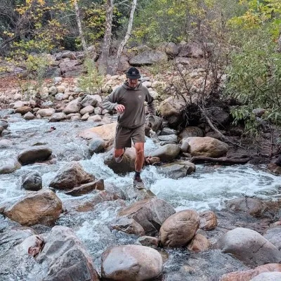 Mens Olive Green 100% Cotton Gym Shorts - American Made In The USA Sweatshorts for running, hiking, strength training and lounging.