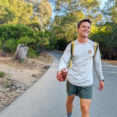 Runyon Mens CozyTech Sand Long Sleeve Performance Camp Shirts - American Made In USA Outdoor Hiking Apparel