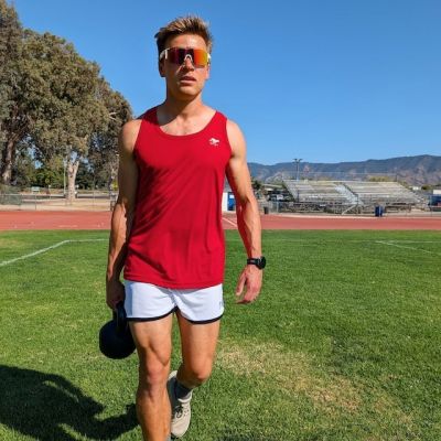 Retro Ranger 4" White + BlackPerformance Running Short -- great for running, track, workouts, gym, strength training, yoga, fitness.  American Made In USA.