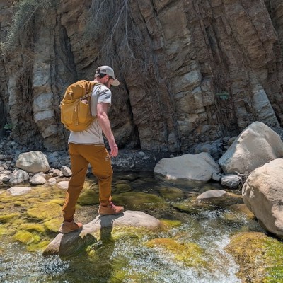 Men's Made In USA 100% Cotton Shirts for Hiking, Trail Running, Working Out -- Silver Grey