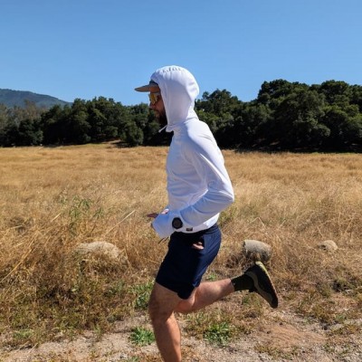 Made In USA Sun Hoodie Shirts Lightweight Moisture Wicking - Watch Windows, Inside Hidden Hand Pockets, Thumbholes, Mini Drawcords, UPF Protection, Moisture Wicking, Lightweight Performance Long Sleeve Sun Shirts, Running, Hiking, Cycling, Working Out - White