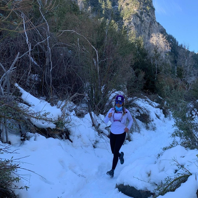 Runyon American Made Purple Trucker Hat Running Hiking Outdoor Fitness