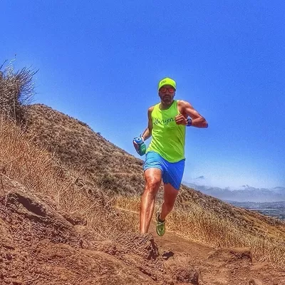 Runyon American Made In USA Mens Running Apparel Safety Neon Yellow Performance Tank Tops