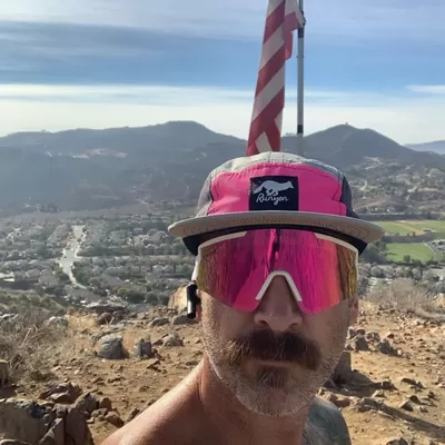 Runyon Hawt Fuchsia Camp Hat Made In USA