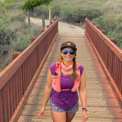 Runyon American Made In USA Brown Gold Trucker Hat Hiking Outdoor Fitness Running Trails