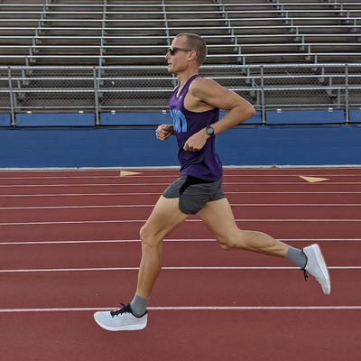 Runyon American Made In USA Men's Running Apparel - RUN Series Purple Training Tank