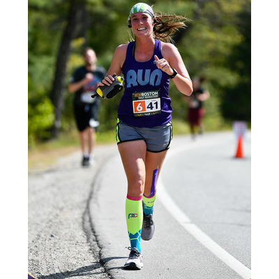 Runyon American Made In USA Women's Running Apparel Purple Performance Fitness Tank Top