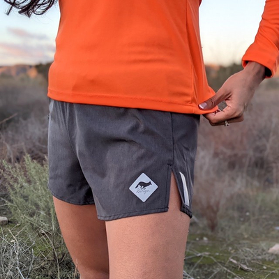 Runyon All Sex 3" Classic Charcoal Performance Running Short (Unisex) - Made In The USA