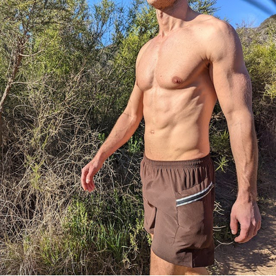 Runyon Mens American Made In USA Brown TrailStash 5" - Great for Hiking