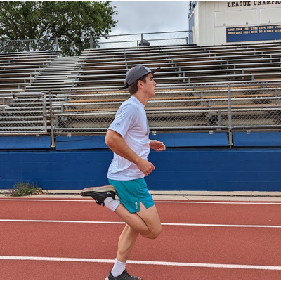 Mens Made In USA Running Apparel White Performance Training Shirt