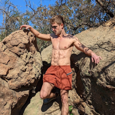 Runyon Red Rock TrailStash 5" Gravel Short - Trail Running, Ultra Running, Hiking, Outdoor Fitness Made In USA