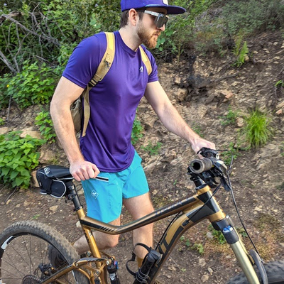 Runyon Teal TrailStash 5" Gravel Short - Trail Running, Hiking, Cycling, Fitness, Outdoors Made In USA