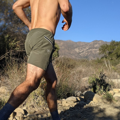 Runyon TrailStash 5" Gravel Short for Casual Cycling, Bikepacking, Adventure Riding.