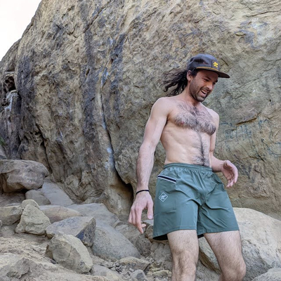 Runyon TrailStash 5" Gravel Short, Great for Hiking and the Outdoors