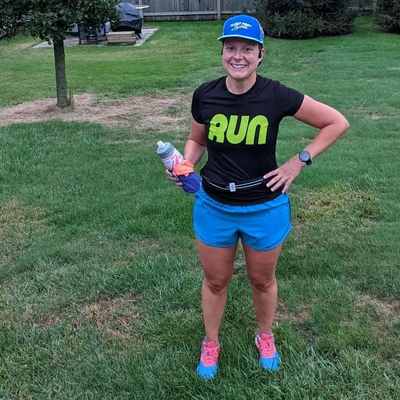 Runyon Women's Made In USA Performance Apparel - RUN Series Black Neon Training Shirt