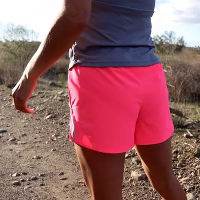 Runyon All Sex 3" Classic Hot Pink Performance Running Short (Unisex) - Made In The USA