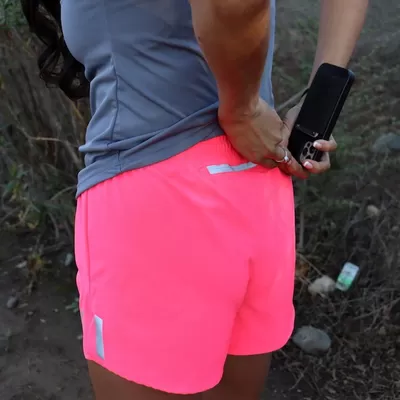 Runyon All Sex 3" Classic Hot Pink Performance Running Short (Unisex) - Made In The USA